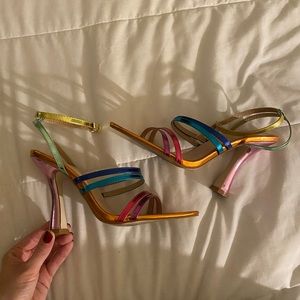 Nasty gal rainbow heels